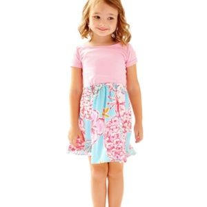 Lilly Pulitzer Kids Girl's LACEY COMBO DRESS